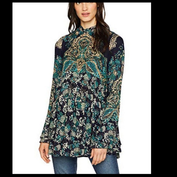 Free People Tops - 1 DAYOFR 🆕FREE PEOPLE LADY LUCK TUNIC DRESS(Sz S